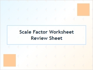 A Scale Factor Review Sheet for Practice